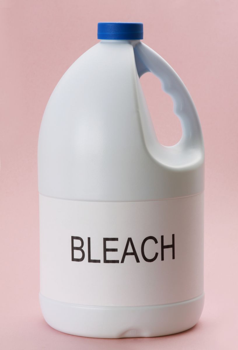 cleaning with bleach